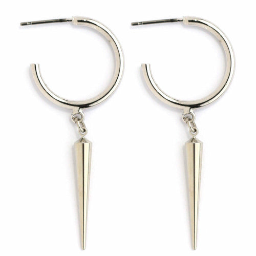 Pierced Earrings - Pure Titanium - Pin Drop