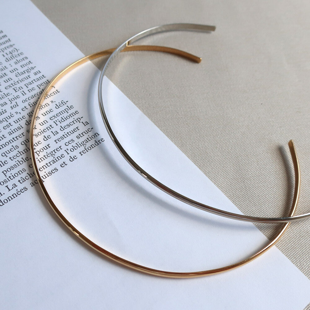 Necklace - Neck Hoop - Nickel Free