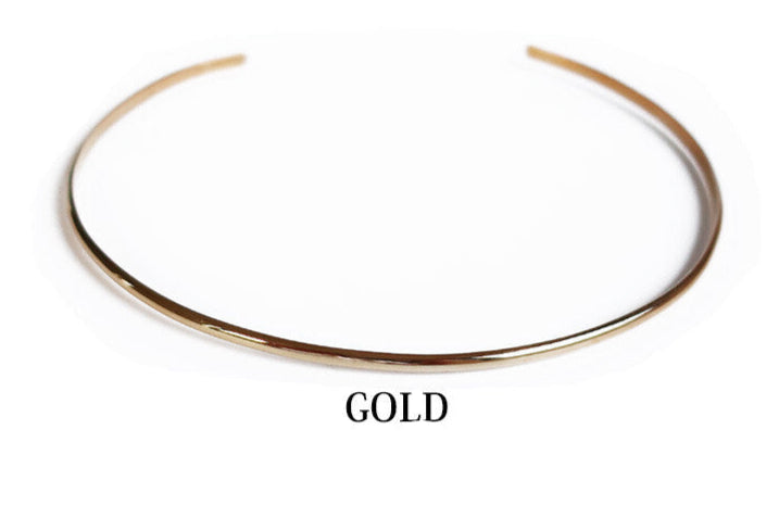 Necklace - Neck Hoop - Nickel Free