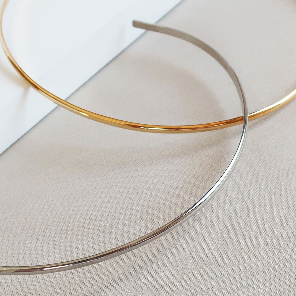 Necklace - Neck Hoop - Nickel Free