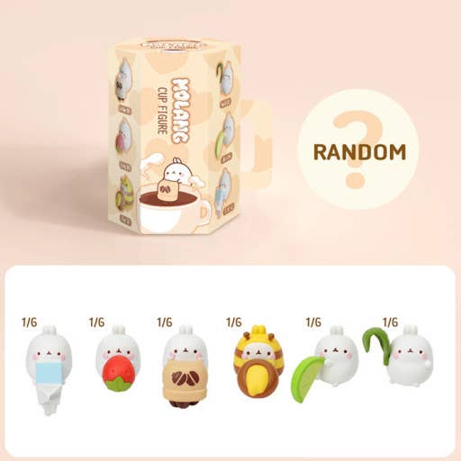 Molang Cup Figure Mystery Random Box