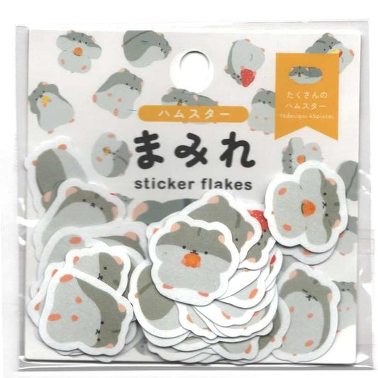 WORLD CRAFT Flake Stickers Animals