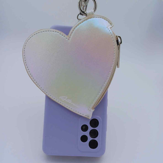 Altrose - Phone shoulder strap with a heart pouch