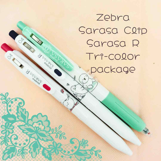 Zebra Sarasa R & Sarasa Clip Package (3 pens) Limited Edition