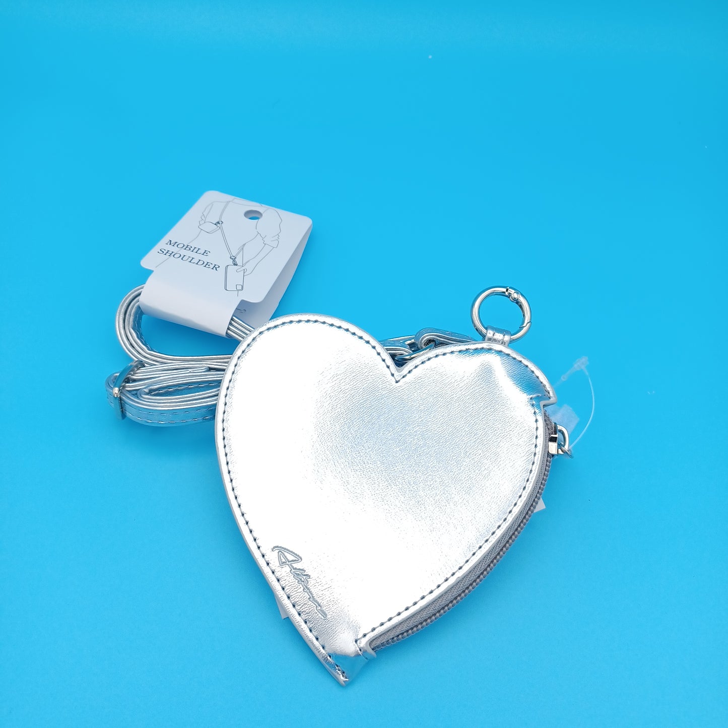 Altrose - Phone shoulder strap with a heart pouch