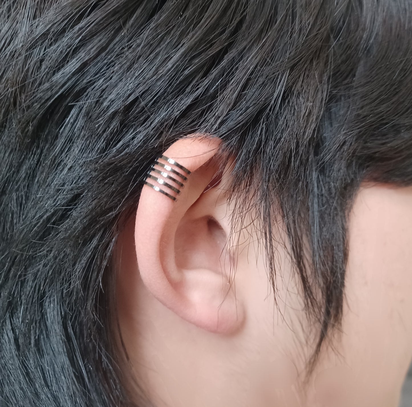 Ear cuff - One Side - Black