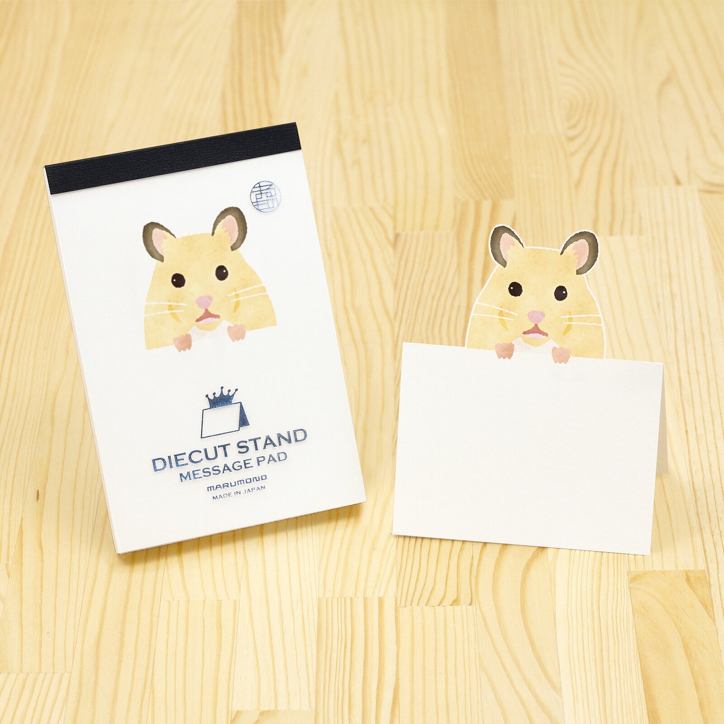 Marumo Printing Co. - Die-cut stand memo pad - Made in Japan (Favorite Animals)