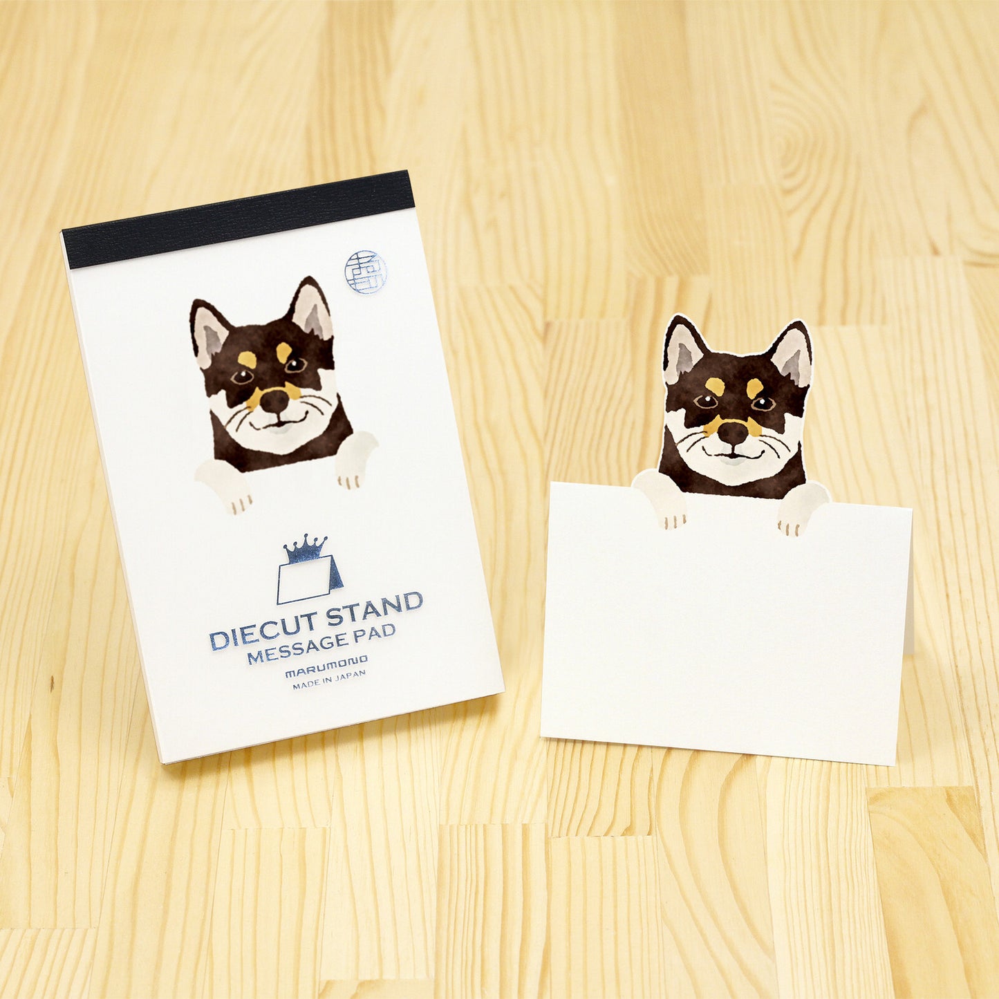 Marumo Printing Co. - Die-cut stand memo pad - Made in Japan (Dog & Cat)