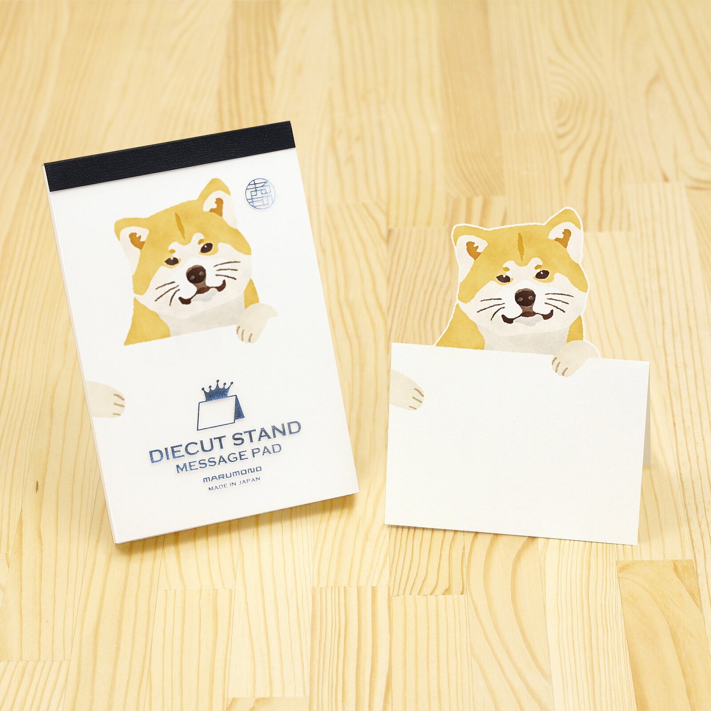 Marumo Printing Co. - Die-cut stand memo pad - Made in Japan (Dog & Cat)