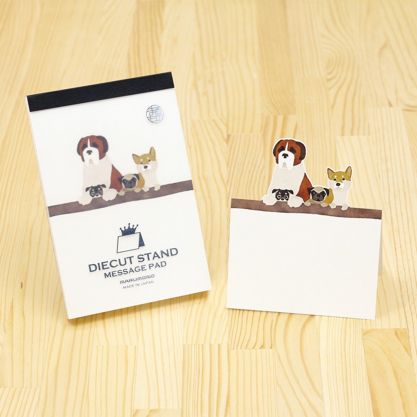 Marumo Printing Co. - Die-cut stand memo pad - Made in Japan (Friends)