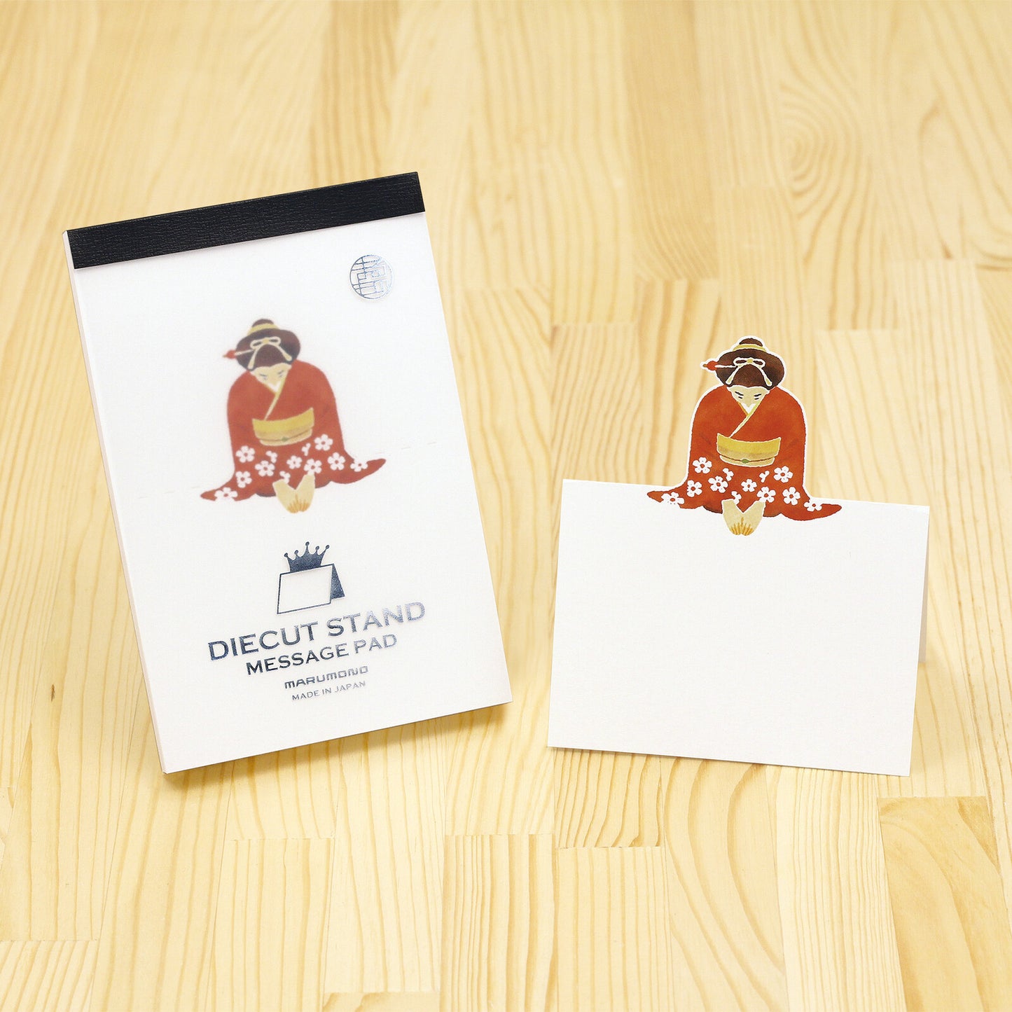 Marumo Printing Co. - Die-cut stand memo pad - Made in Japan (Things you love in Japan)