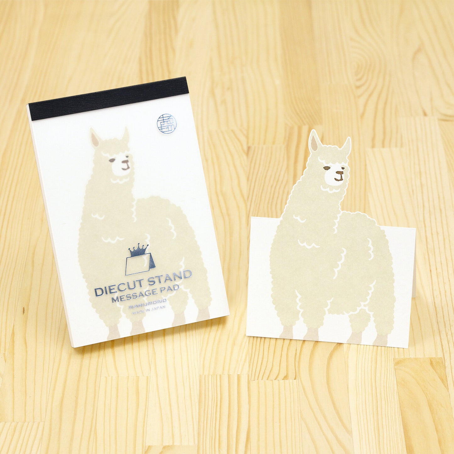 Marumo Printing Co. - Die-cut stand memo pad - Made in Japan (Favorite Animals)