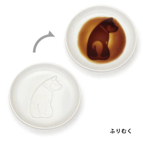 Soy Sauce dish – Dog 5 patterns per set
