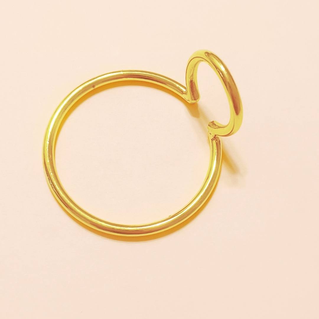 Ear cuff - One Side - Gold & Silver