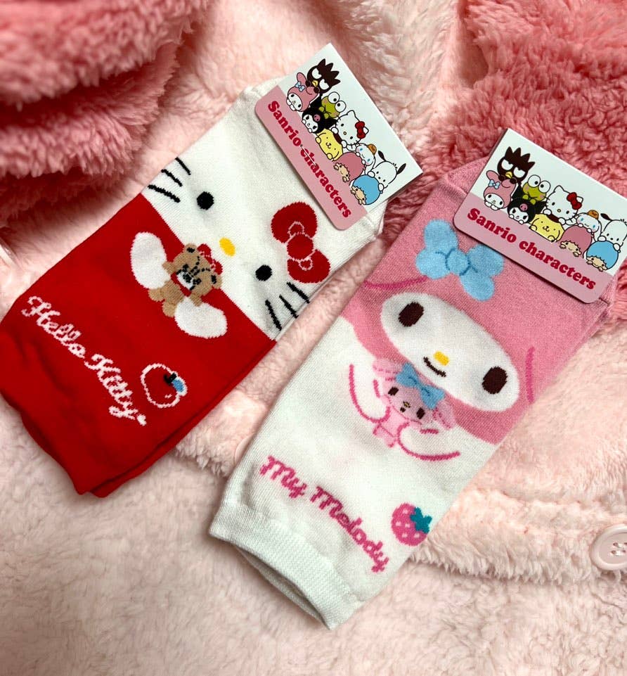 Sanrio Cotton Sneakers Half line Ankle Socks