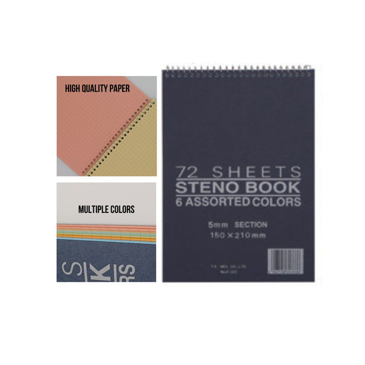 Ring Grid Notebook A5 (Navy)