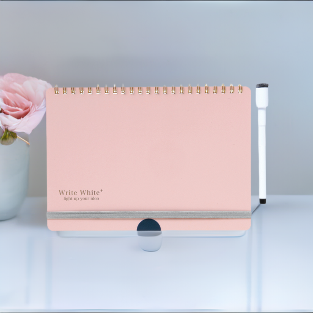 Gakken Staful Notebook WW+ Whiteboard Note A5 Pink