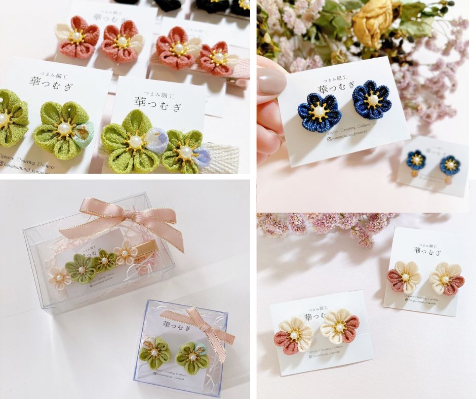 Hana Tsumugi Japan: Earrings